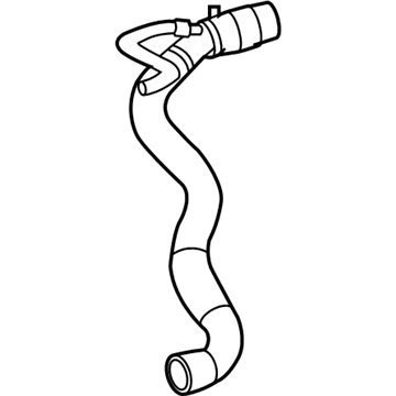 Toyota 16571-0V020 Lower Hose