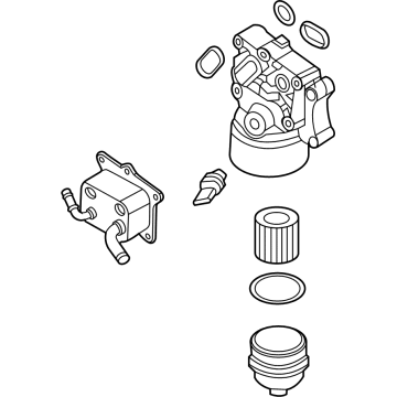 Hyundai 26300-2MHA0 Complete Assembly-Oil Filter