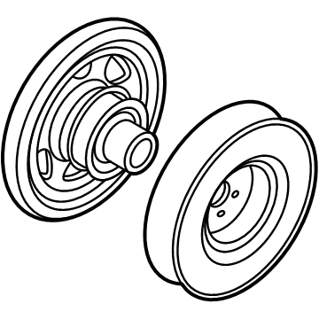 Hyundai 25290-2MHA1 DECOUPLER-BASFILTR & TVD Assembly