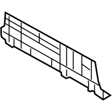 Nissan 794A4-3NA0A Panel-Rear Seat Back, Rear