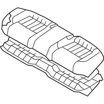 Hyundai 89100-3M710-BAZ Cushion Assembly-Rear Seat