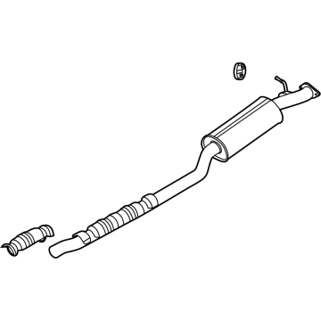 Kia 28650Q5150 Center Muffler Assembly