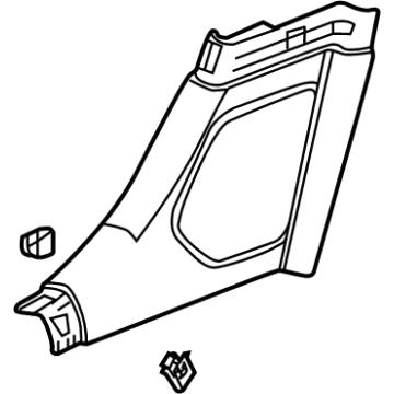 GM 84691272 Rear Sill Plate