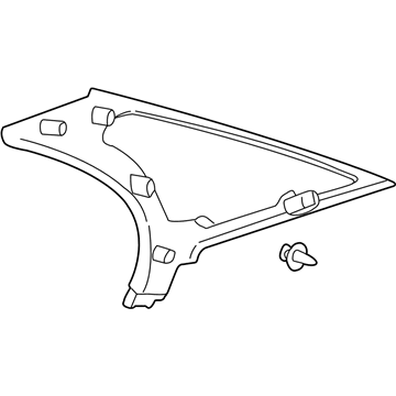 Lexus 62480-30390-B0 Garnish, Roof Side, Inner LH