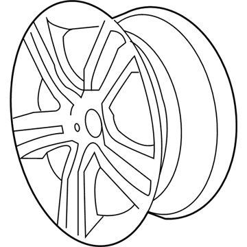 GM 92217686 Wheel Rim, 18X8