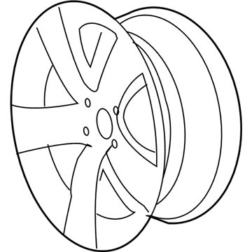 GM 92212153 Wheel, Alloy