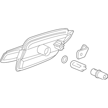 GM 92265045 Lamp, Front Side Turn Signal