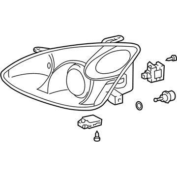 Lexus 04002-84548 Headlamp Unit Assembly