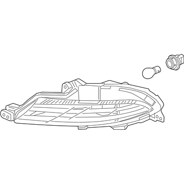 Acura 33350-TY2-A01 Light Assembly, Left Front Turn