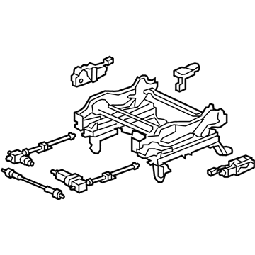 Honda 81600-SWA-A51 Device, L. FR. Seat