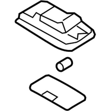 Hyundai 92850-2H000-4W Room Lamp Assembly