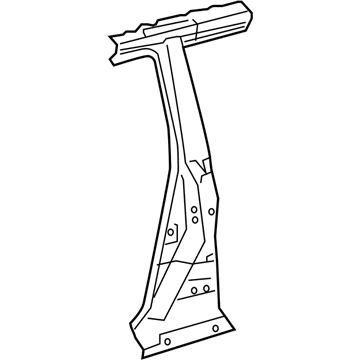 Lexus 61037-48902 Reinforcement Sub-Assy, Center Body Pillar, RH