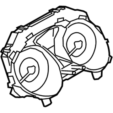 Nissan 24820-1TU0C Speedometer Assembly