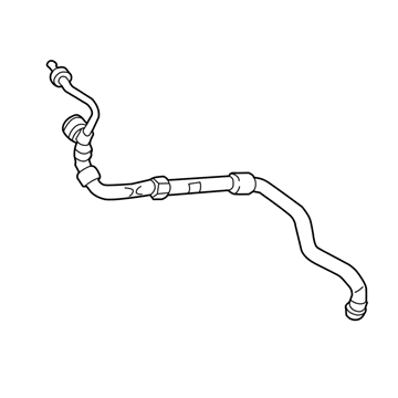 BMW 17-12-8-740-117 Return Coolant Hose