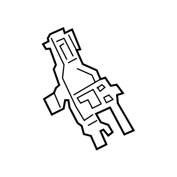 BMW 17-51-8-489-430 BRACKET, CHARGE-AIR COOLER