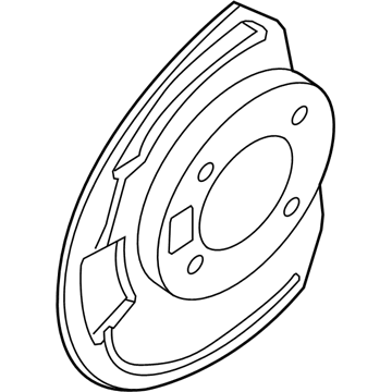 Infiniti 41161-ZV50A Splash Shield