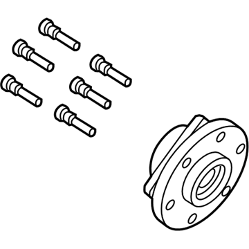 Nissan 40202-EZ00A Hub Assembly Road Wheel