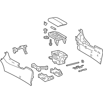 Toyota 58810-0R010-C0 Console Assembly