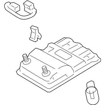 Toyota 63650-0T010-A0 Overhead Console