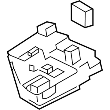 GM 15869077 Relay & Fuse Plate