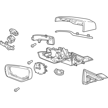 GM 84707159 Mirror Assembly