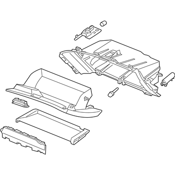 GM 26221473 Glove Box Assembly