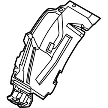 Nissan 63845-CA00A Protector-Front Fender, Front LH