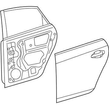 Toyota 67003-47070 Door Shell