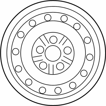 Lexus 42611-33290 Wheel, Disc