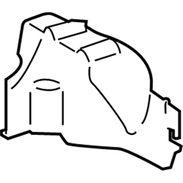 BMW 51-71-7-291-197 Cover, Wheel Arch, Rear Section, Front Left