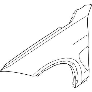 BMW 51-65-7-373-541 Side Panel, Front Left