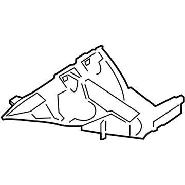 BMW 51-65-7-337-092 Reinforcement Side Panel, Front Right