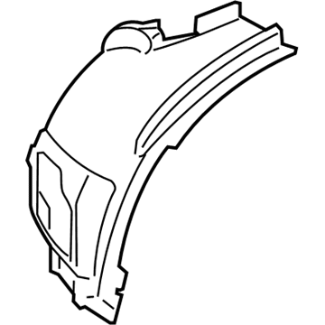 BMW 51-71-7-290-853 Cover, Wheel Arch, Frontsection, Front Left