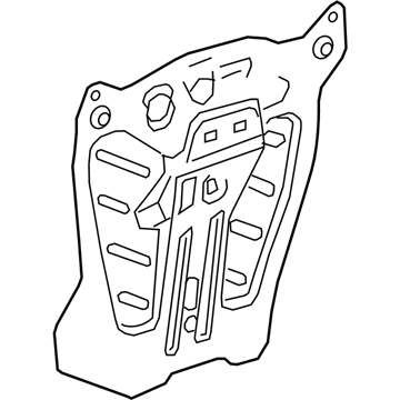 GM 84374110 Deflector Asm-Auxiliary Rear Side Door Water