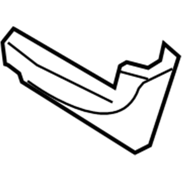 Nissan 93883-7S000 Wind DEFLECTOR-Rear WHEELHOUSE, LH