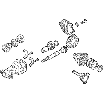 Infiniti 38301-1CA4A Final Drive Assembly