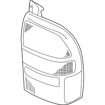 GM 91174691 Lamp Unit, Rear Combination, LH(D.O.T.) (On Esn)