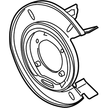 GM 92147896 Shield, Rear Brake