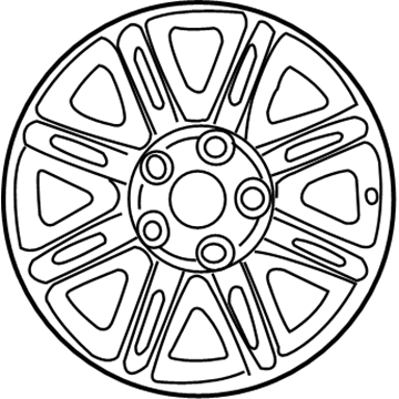 Nissan 40300-5Y785 Aluminum Wheel