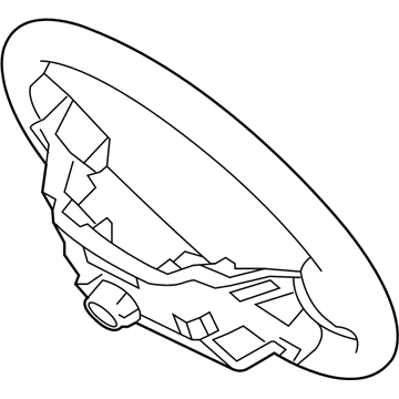 Hyundai 56120-2W050-UNB Body-Steering Wheel