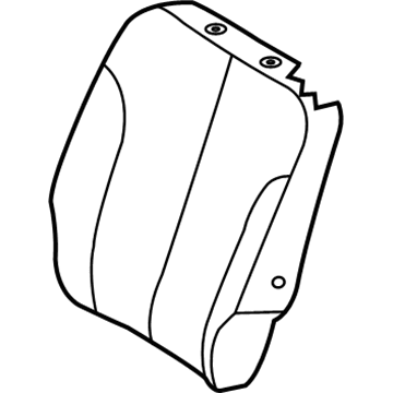 Kia 893604D110CS4 Rear Seat Back Covering Assembly