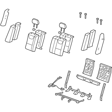 GM 15923045 Seat Back Assembly