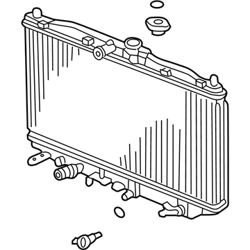 Acura 19010-RBB-A01 Radiator (Denso)