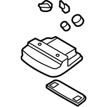 Kia 928702F000NM Lamp Assembly-Map