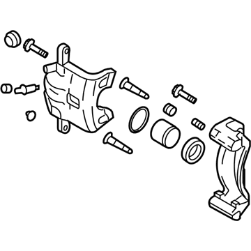 Hyundai 58310-3QA10 Caliper Kit-Rear Brake, LH