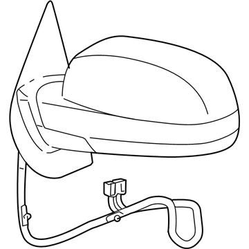 GM 25788155 Mirror Housing