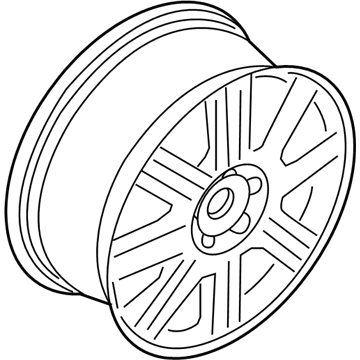 Ford 5F9Z-1007-AA Wheel, Steel