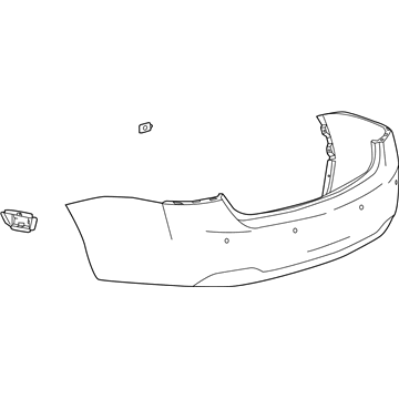 GM 23378126 Bumper Cover