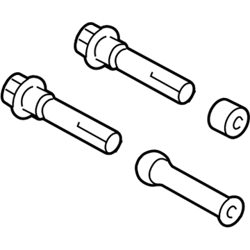 Ford 7T4Z-2B296-B Caliper Support Mount Kit