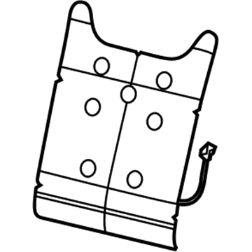 Mopar 68248229AA Pad-Seat Back